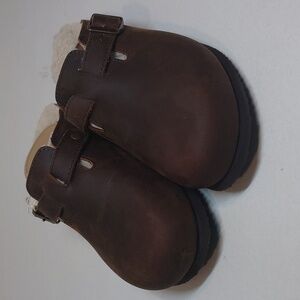 Bari Leather Footbeds Clog